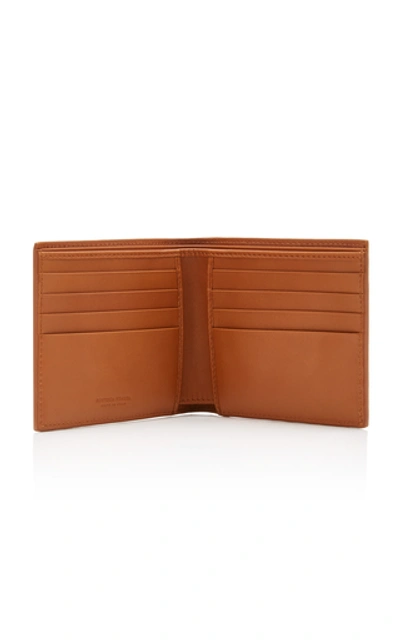 Shop Bottega Veneta Intrecciato Leather Billfold Wallet  In Brown