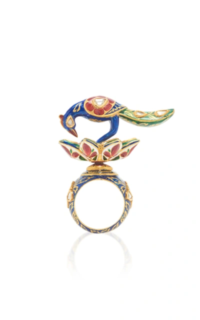 Shop Amrapali Bird Multi Color Ring