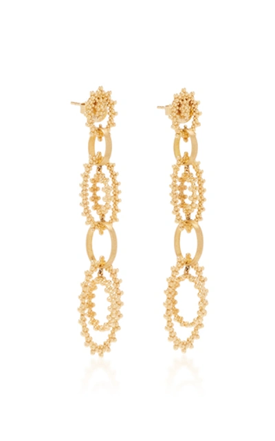 Shop Carla Amorim Fresher Earrings In Yellow