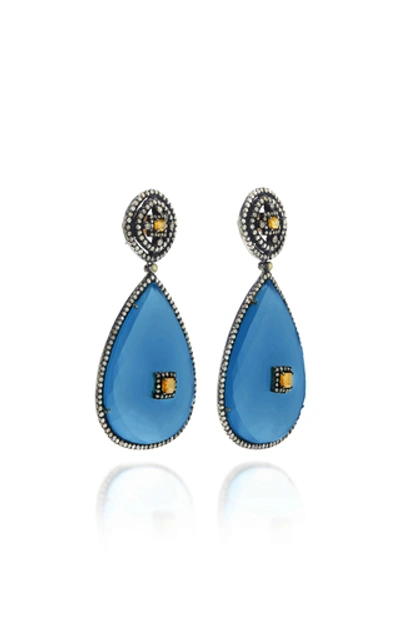 Shop Amrapali Blue Drop Earrings