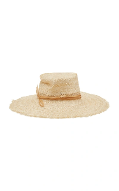 Shop Albertus Swanepoel Pascal Straw Hat In Neutral