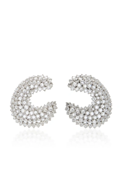 Shop Amrapali Diamond Earrings In White