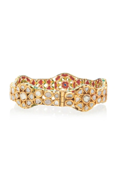 Shop Amrapali Gold And Diamond Bracelet