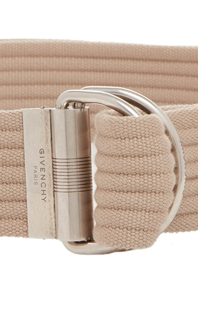Shop Givenchy Rib-knit Belt In White