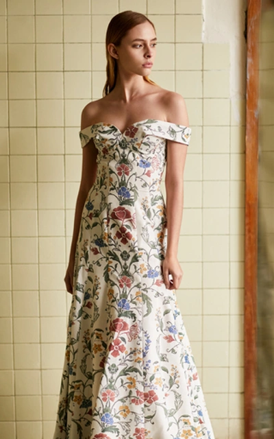 Shop Andres Otalora Irene Maxi Dress In Print