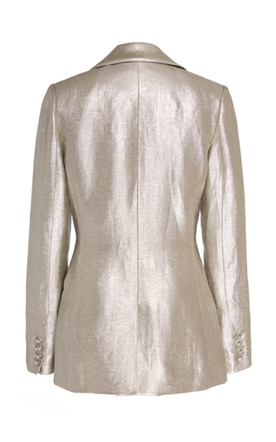 Shop Burnett New York Metallic Blazer