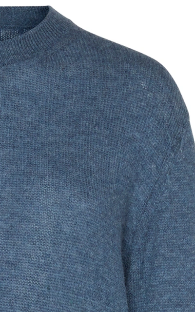 Shop Khaite Viola Cashmere Sweater In Blue