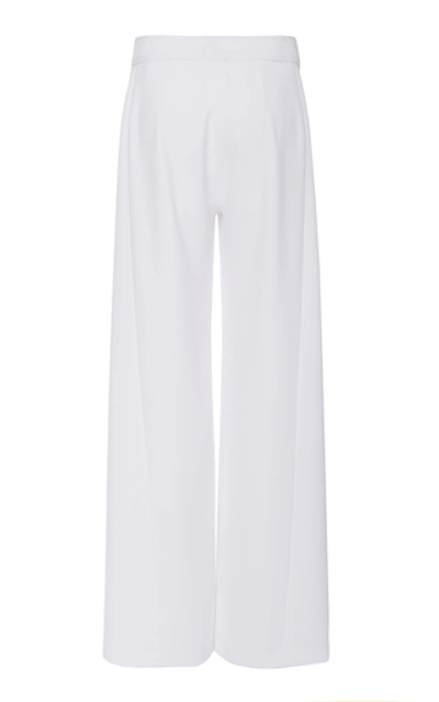 Shop Carolina Herrera Wide Leg Pant In White