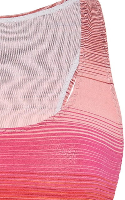 Shop Missoni Striped Bikini Set In Pink