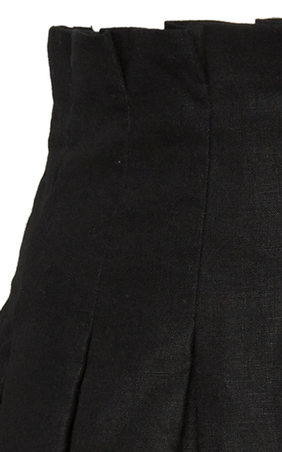 Shop Andres Otalora Isabella Mini Skirt In Black