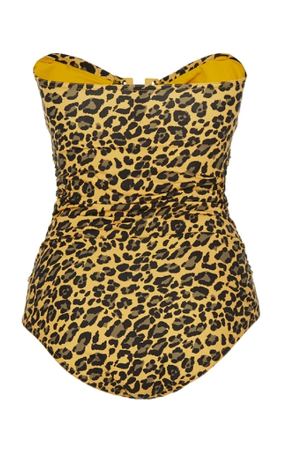 Shop Zimmermann Separates Cheetah-print One-piece Swimsuit In Animal