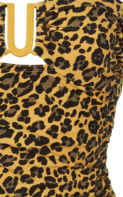 Shop Zimmermann Separates Cheetah-print One-piece Swimsuit In Animal