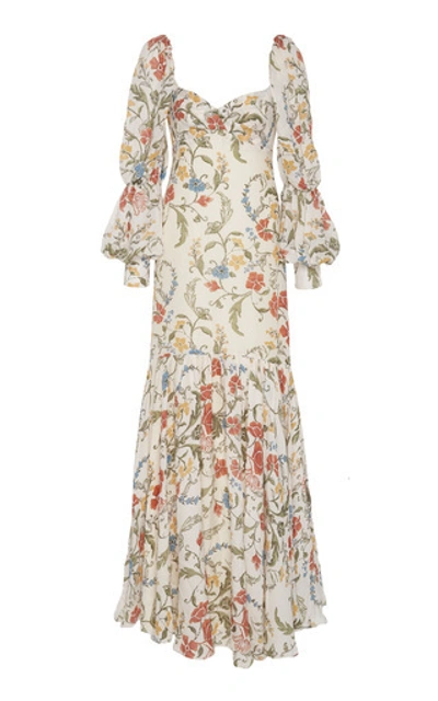 Shop Andres Otalora Gabriela Maxi Dress In Print