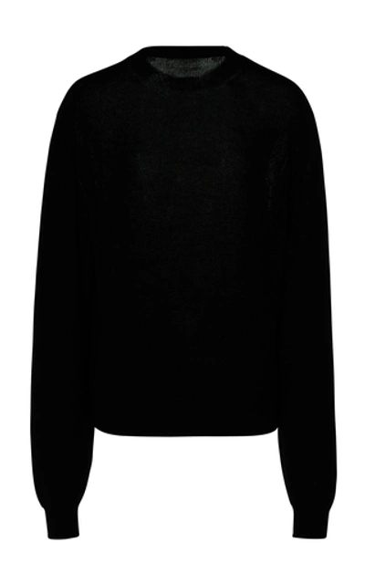 Shop Khaite Viola Cashmere Sweater In Black