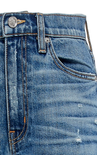 Shop Slvrlake Denim Grace High-rise Wide-leg Jeans In Medium Wash