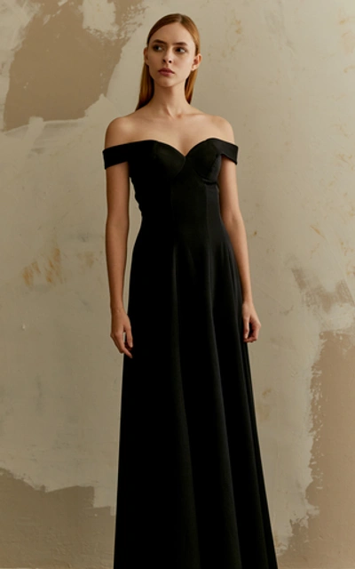 Shop Andres Otalora Josefa Maxi Dress In Black