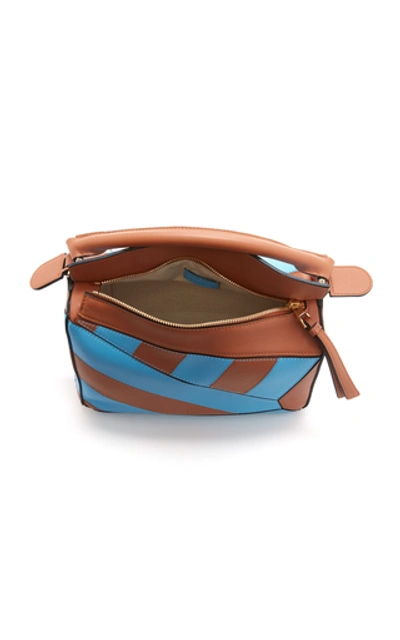Shop Loewe Puzzle Rugby Small Leather Bag In Multi