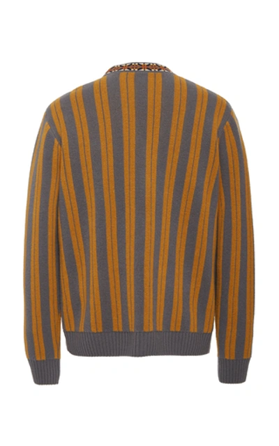 Shop Missoni Striped Wool Cardigan