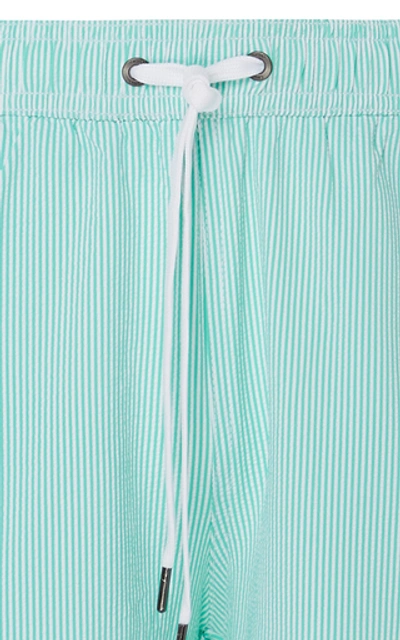 Shop Onia Charles Printed Swim Shorts In Stripe