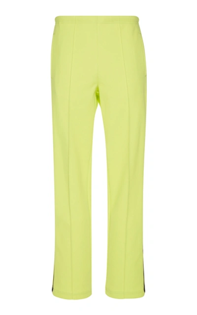 Shop Maison Margiela Side-stripe Jersey Pants In Yellow