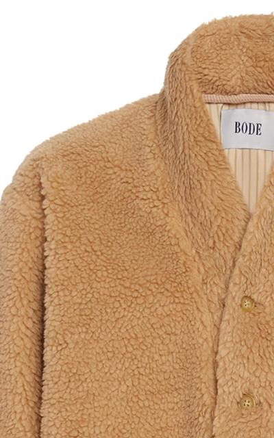 Shop Bode Fleece Sweater In Neutral