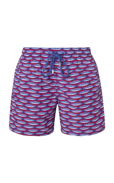 Shop Vilebrequin Moorea Marbella Printed Swim Shorts