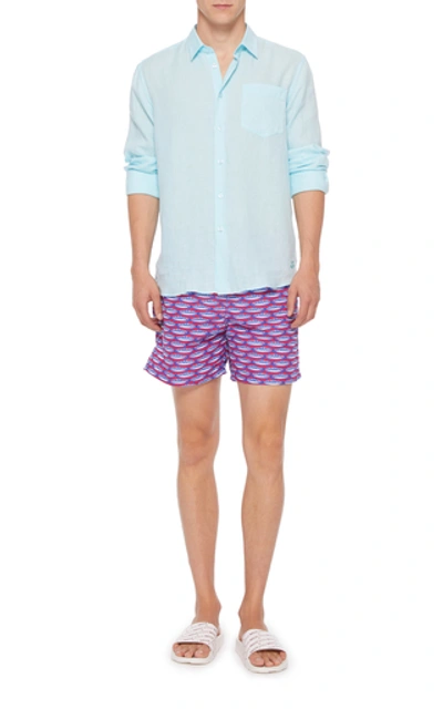 Shop Vilebrequin Moorea Marbella Printed Swim Shorts