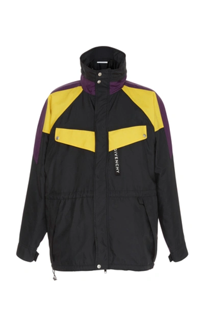 Shop Givenchy Colorblocked Windbreaker In Multi