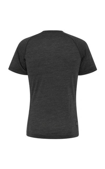 Shop Soar Stretch-knit T-shirt In Grey