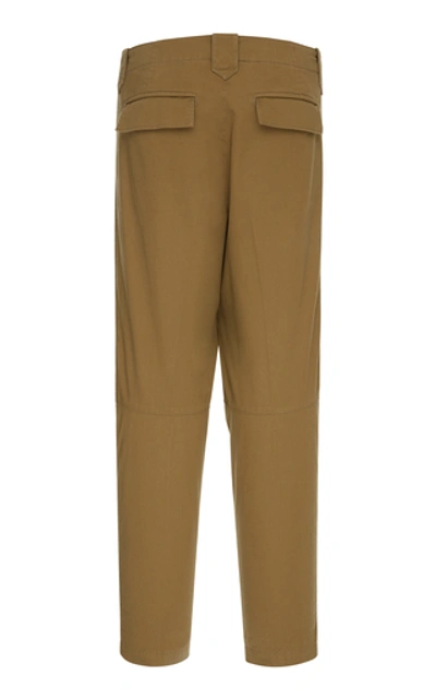 Shop Givenchy Cotton-twill Slim-fit Cargo Pants In Khaki