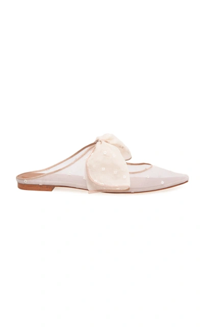 Shop Saptodjojokartiko Organza Magani Mules In Neutral