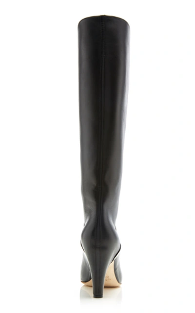 Shop Gabriela Hearst Rimbaud Leather Boots In Black