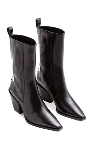 Shop Aeyde Ari Boots In Black