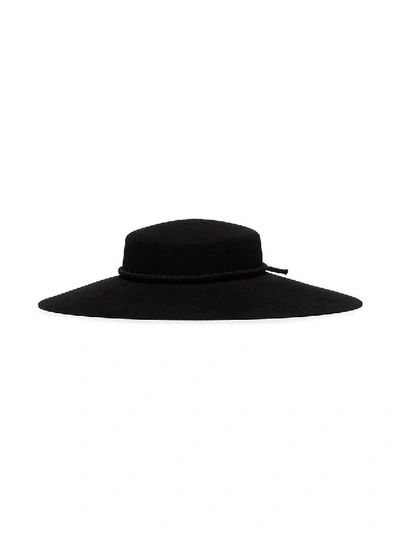 Shop Saint Laurent Chapeau Hat