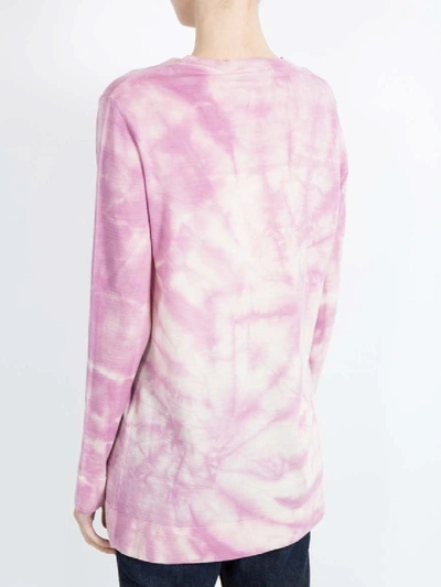 Shop Stella Mccartney Tie-dye Jumper In Pink