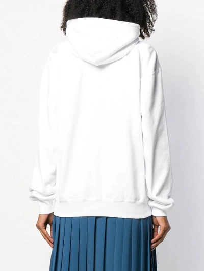 Shop Balenciaga Lipstick Logo Hoodie