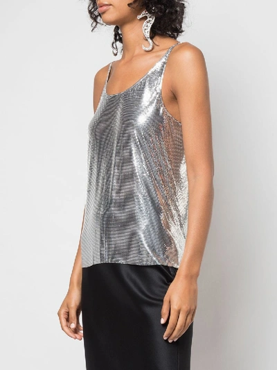 Shop Paco Rabanne Metallic Tank Top