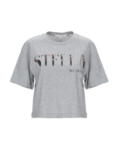 Shop Stella Mccartney T-shirts In Grey