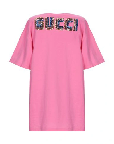 Shop Gucci T-shirt In Pink