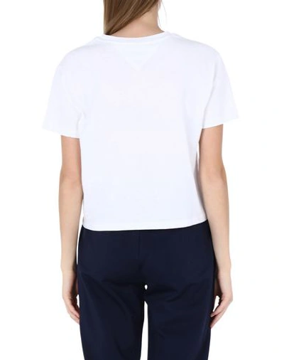 Shop Tommy Jeans T-shirt In White