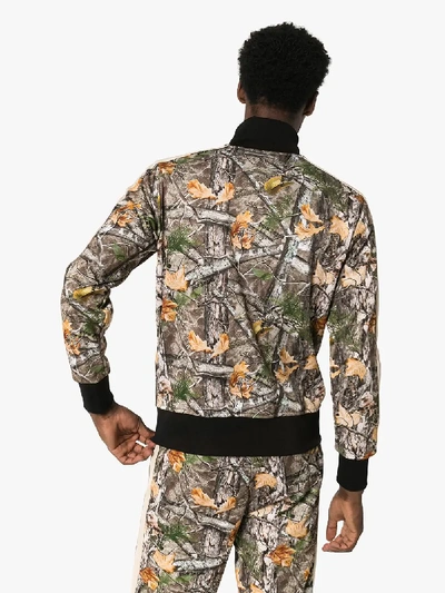 Shop Palm Angels Woodland Camouflage Print Track Jacket In Multicolour