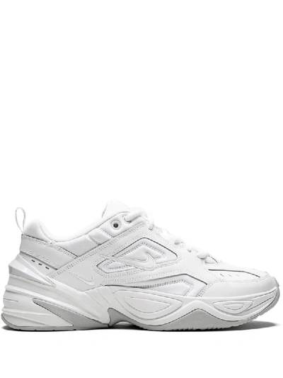 Nike M2k Tekno Tonal White Leather Sneakers | ModeSens