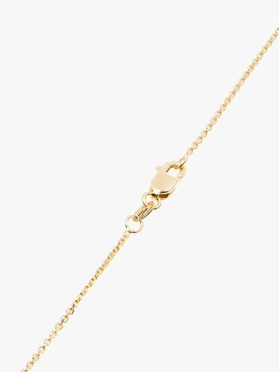 Shop Mateo 14k Yellow Gold Pink Halo Pendant Necklace