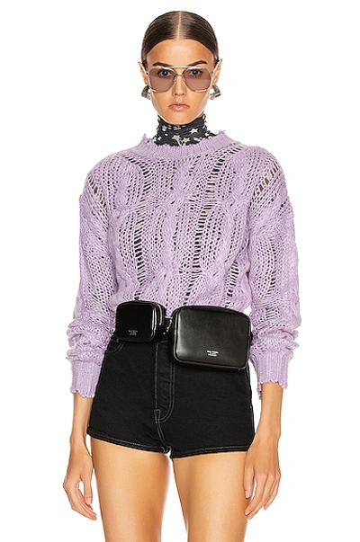 Shop Acne Studios Kella Cable Sweater