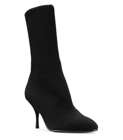 Shop Stuart Weitzman The Violetta 80 In Black Knit Sock