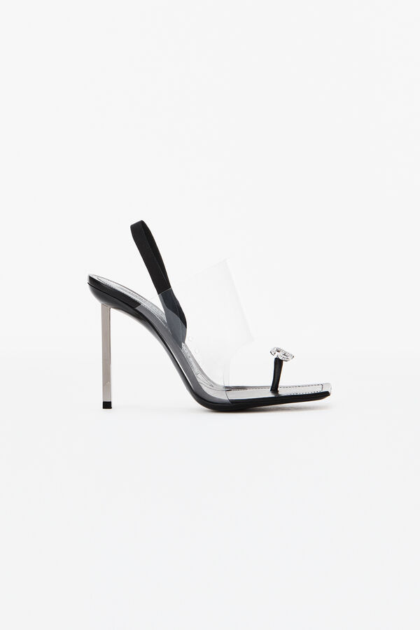 alexander wang crystal kaia sandals