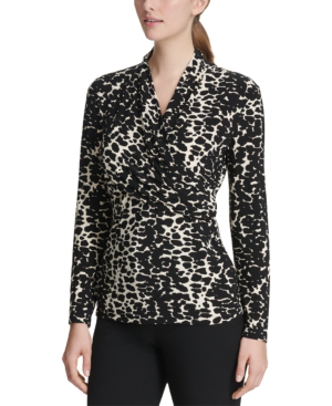 dkny ruched top