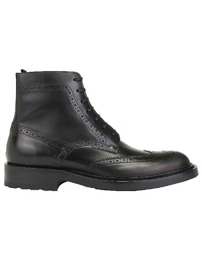 Shop Saint Laurent Corry Boots In Nero