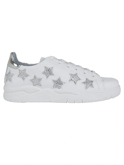 Shop Chiara Ferragni Sneakers In Stars Crystal