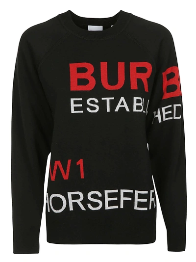 Shop Burberry Acheron Sweater In Black